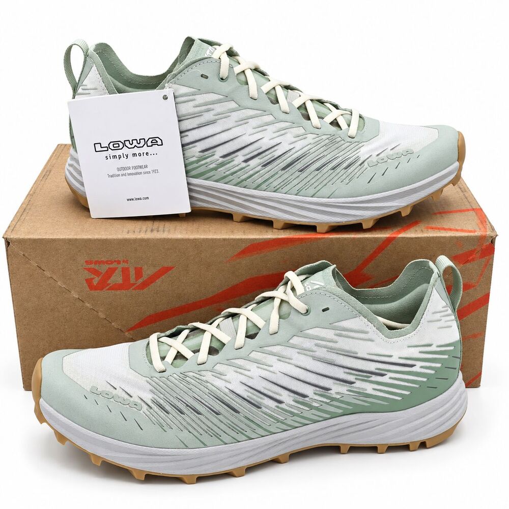 LOWA Citux WS Women's 9 Milky Green White Trail Running Shoes Athletic